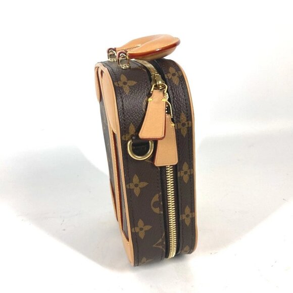 LOUIS VUITTON M68623 Monogram Valisette Vertical Pochette Hand Bag 2WAY Bag - Picture 6 of 15